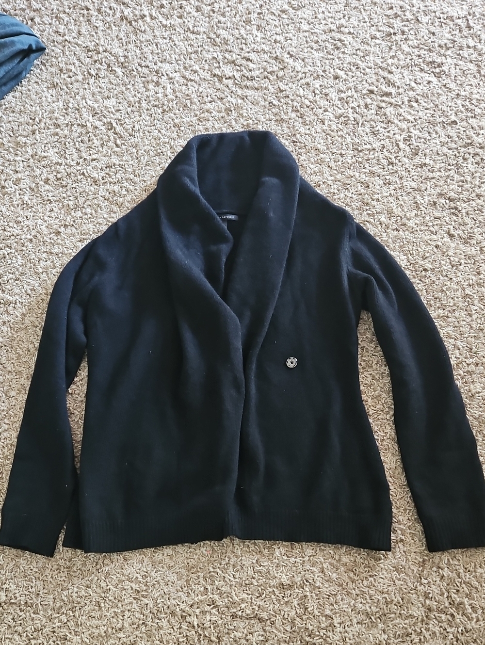 Banana Republic Black Shawl Collar Cardigan